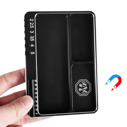 9IMOD RC Screw Tray – Magnetic Aluminum Alloy Storage Plate for RC Airplane, Car, Boat Repair Tools