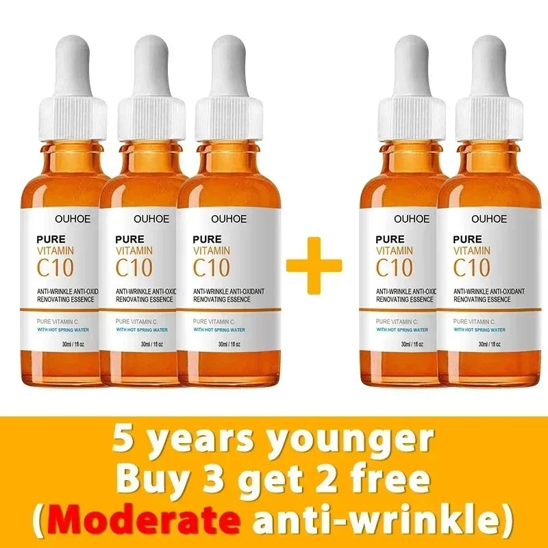 Vitamin C Face Serum – Wrinkle Remover, Lifting & Firming Anti-Aging Essence for Brightening & Nourishing Skin