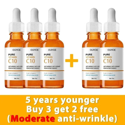 Vitamin C Face Serum – Wrinkle Remover, Lifting & Firming Anti-Aging Essence for Brightening & Nourishing Skin