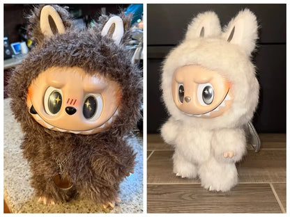 Premium Labubu Zimomo Angel Doll Clothes Set  — 17cm Mokoko Vinyl Pendant Plush & Clothes Set (Fits Labubu 1st & 2nd Gen) — Birthday Gift