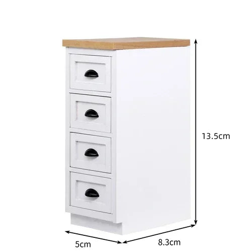 1/6 Scale BJD Dollhouse Wooden Shelf & Sink Cabinet — Miniature Kitchen Furniture Accessory for Dollhouse Bar Counter