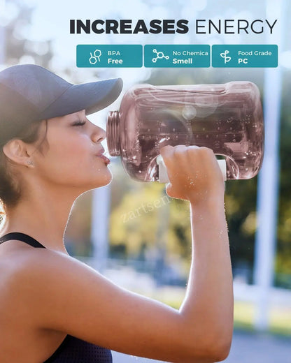 1.5L Hydrogen Water Bottle - Portable Sports Bottle with Rich Molecular Hydrogen Water Generator