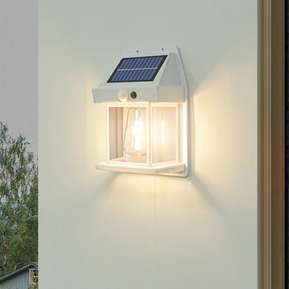 Solar Outdoor Wall Lamp - Human Body Induction, IP65 Waterproof for Home, Villa & Balcony Decor