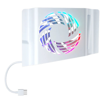 Aolion RGB Cooling Fan for PS5 Pro/Slim Console Side-Mounted Temperature Sensing Game Accessory