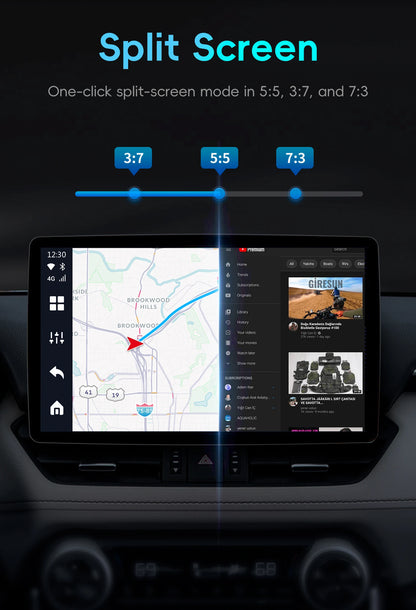 OTTOCAST P3 Android AI Box – Wireless CarPlay & Android Auto with HDMI Output, Built-in GPS, YouTube & Netflix for Car