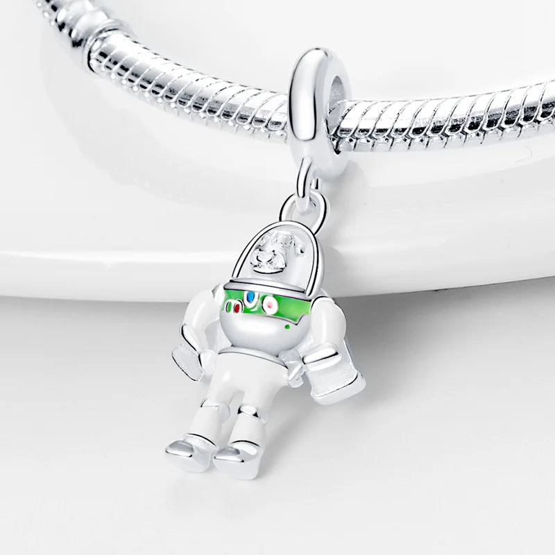 Fall New 925 Silver Plated MINISO Marvel Star Wars Rescuers Pendant Charm – Fits Original Pandora Bracelet, DIY Jewelry for Women