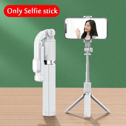 Portable Bluetooth Selfie Stick Tripod with Light & Remote | 103cm Retractable Phone Holder