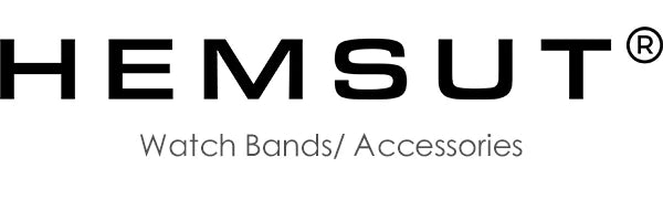 HEMSUT Genuine Leather Watch Band – Handmade Cowhide Quick Release Straps for Men 18MM-22MM