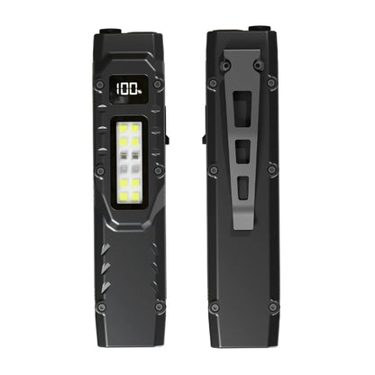 LED Ultra Slim Flashlight 1200LM — Mini Portable Pocket Light with Pen Clip, IPX44 Waterproof for Camping & Hiking