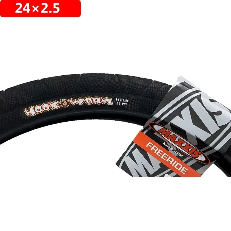 MAXXIS HOOKWORM Bicycle Tire - Original for Pedicabs, Cargo, Flat, Park, Street & Vert Bikes - Sizes 20×1.95 to 29×2.5