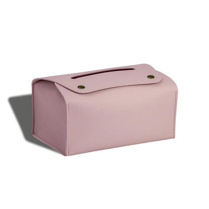 PU Leather Tissue Box – Desktop Storage Organizer for Dining Room, Living Room & Kitchen, 1PC
