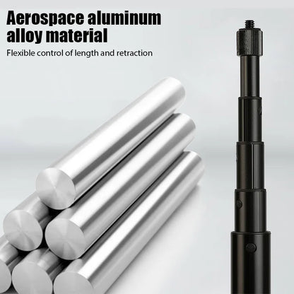 1.2m Ultra-Long Carbon Fiber Invisible Selfie Stick – For Insta360 X3/X2, DJI Action 3, GoPro Cameras