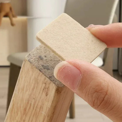 Self-Adhesive Felt Chair Leg Pads – Non-Slip Furniture Protectors for Hardwood Floors, Anti-Scratch Table & Chair Bottom Covers