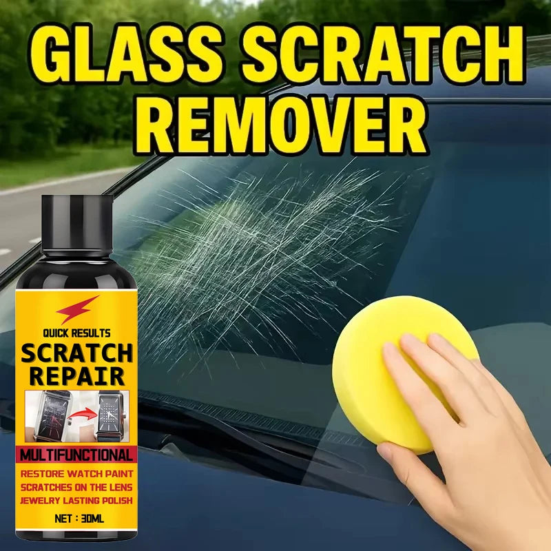 Glass Scratch Repair Paste – Polishing Paste for Windshields, Bathroom Glass, and Windows