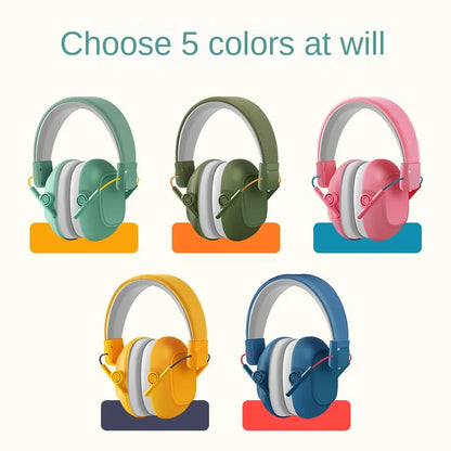 Kids Noise-Cancelling Earmuffs – Soundproof Headphones for Aircraft, Learning & Drums