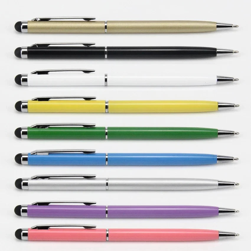 10PCS 2 in 1 Capacitive Stylus and Ballpoint Pen – Universal Touch Pen for Tablet Drawing, iPhone, iPad, Android Mobile Phones