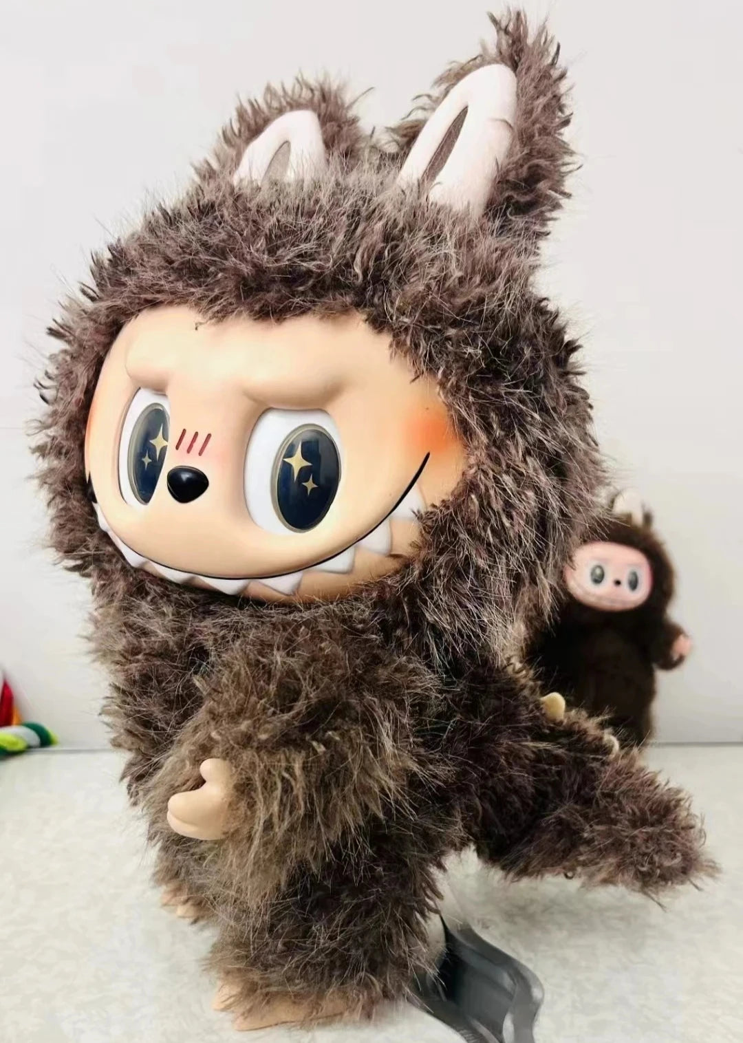 Premium Labubu Zimomo Angel Doll Clothes Set  — 17cm Mokoko Vinyl Pendant Plush & Clothes Set (Fits Labubu 1st & 2nd Gen) — Birthday Gift