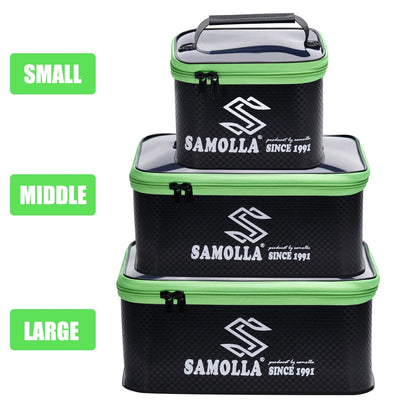 EVA Thickened Waterproof Fishing Box Bag – Live Fish Bucket and Storage Case for Gear, Main/Sub Line, and Floats