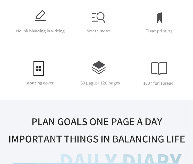 2025 A7 Pocket Planner – 365 Day PU Cover Notebook, Daily & Weekly Calendar, Office & School Agenda