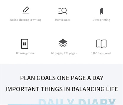 2025 A7 Pocket Planner – 365 Day PU Cover Notebook, Daily & Weekly Calendar, Office & School Agenda