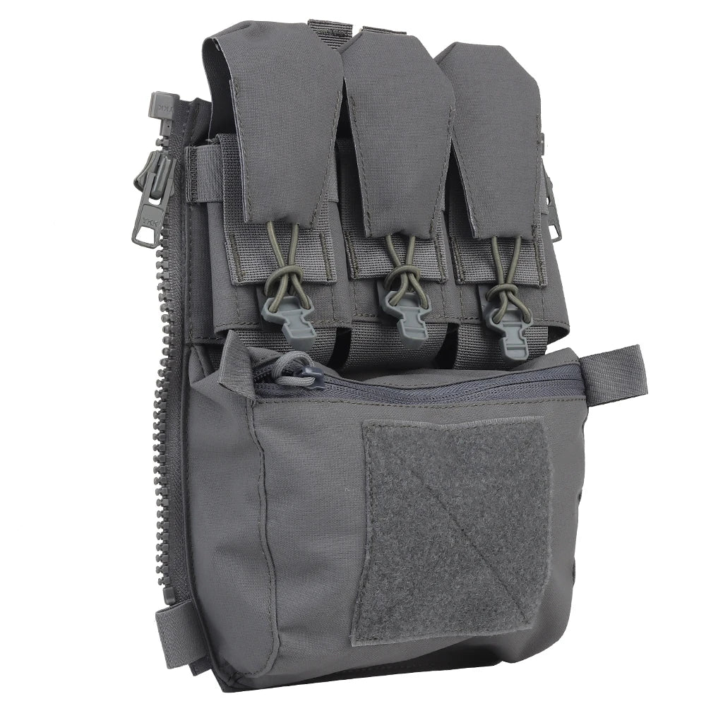 Assault Adapt Banger Back Panel Zip-On Rear Pack – Tactical Vest FCPC V5 Plate Carrier Accessories Bag with GP Pouch & Multitools Pocket