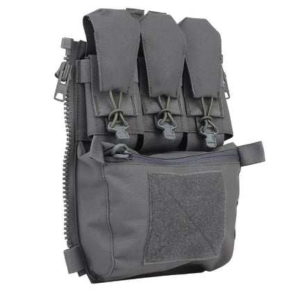 Assault Adapt Banger Back Panel Zip-On Rear Pack – Tactical Vest FCPC V5 Plate Carrier Accessories Bag with GP Pouch & Multitools Pocket