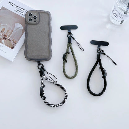 Colorful Woven Mobile Phone Lanyard: New Security Wristband for Headphones, Keys, and Wallet - Stylish and Convenient Wristband Accessory