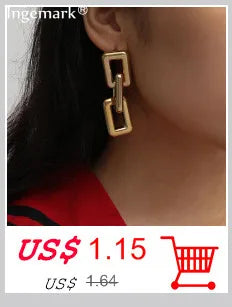 Exaggerated Chunky Metal Wire Choker Necklace – Gold Punk Collar, Wide Smooth Chain, Steampunk Jewelry for Women