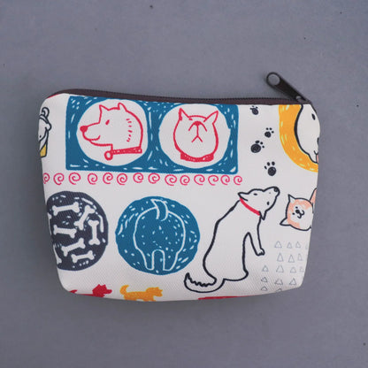 Snoopy Print Mini Coin Purse – Cute Wallet & Card Holder for Women, Girls & Kids, Small Cosmetic & ID Bag