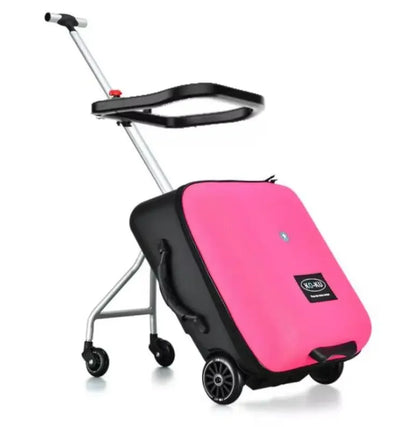 Formsio Kids Scooter Suitcase – Ride-On Rolling Carry-On Luggage Box for Babies, Sit & Go Trolley Travel Bag