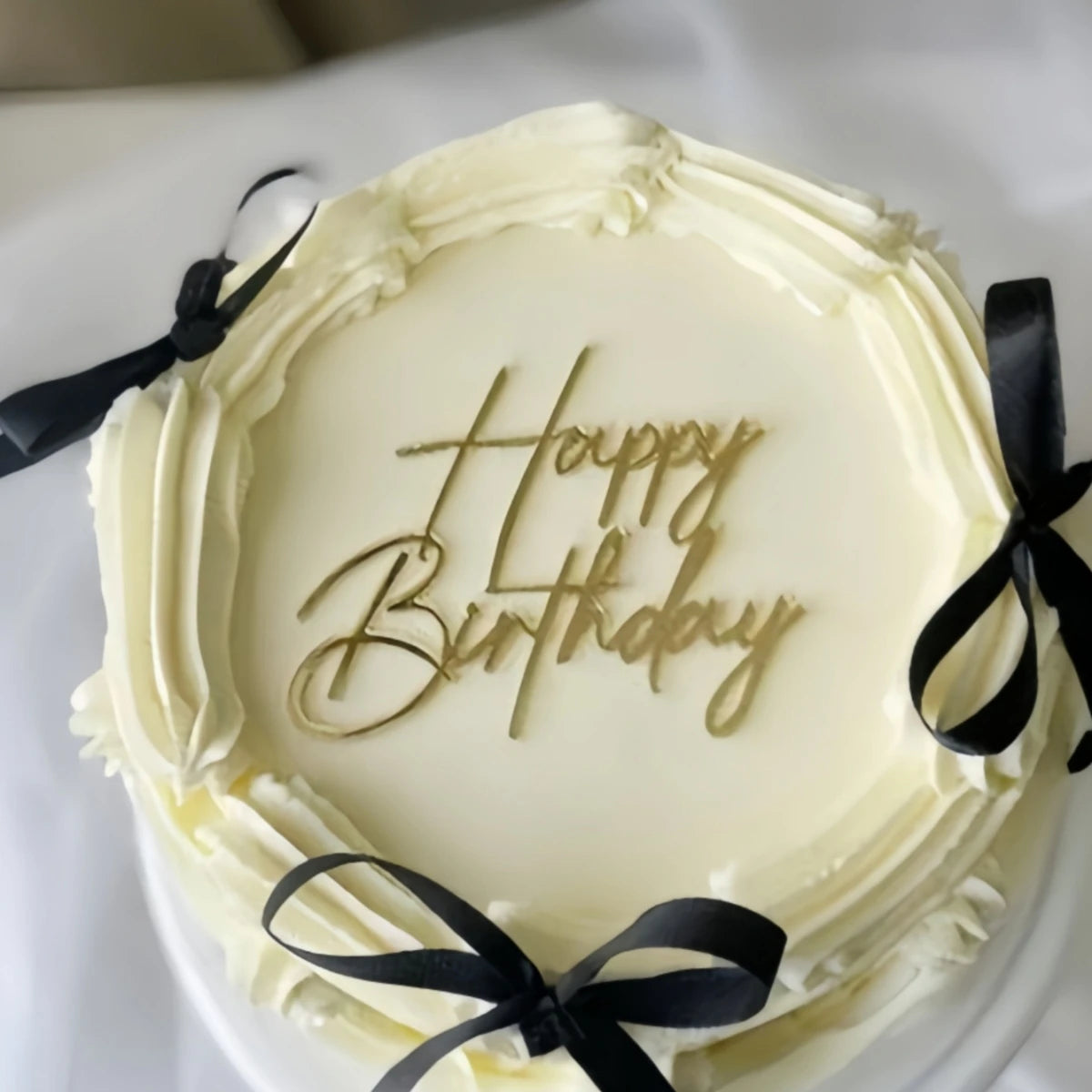 Gold Acrylic Happy Birthday Cake Toppers Set – Premium Party Cake Decorations (3/6/9 PCS)