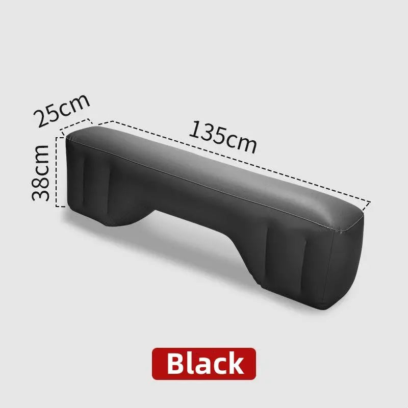 Car Travel Inflatable Mattress – Back Seat Air Bed Gap Filler for Long-Distance Camping