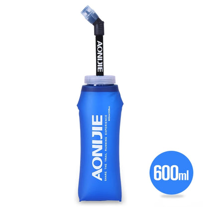 AONIJIE Soft Flask Water Bottle — 250ml/500ml Folding, Collapsible, TPU BPA-Free for Running Hydration Packs, Waist Bags & Vests (SD09/SD10)