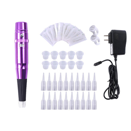 Permanent Makeup Rotary Tattoo Pen – Eyebrow & Lip Machine, Microblading & Piercing Gun PMU Kit