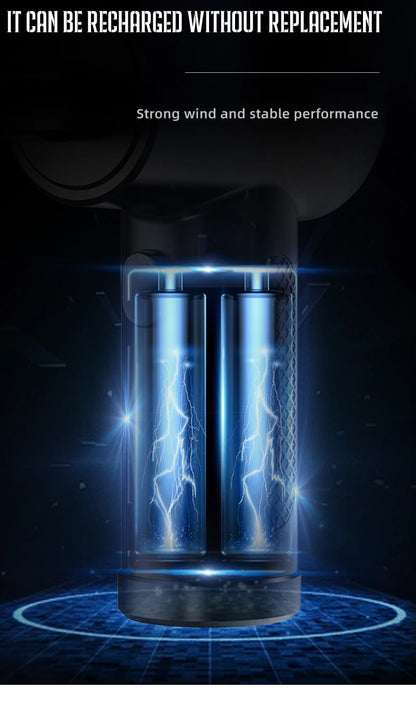 Portable Air Duster for Computer Cleaning – 51000RPM Cordless Compressed Air Blower with LED Light for PC & Keyboard Cleaning