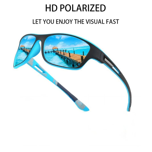 Men’s Polarized Sunglasses – TAC Lens UV400 Anti-Glare Eyewear for Fishing, Cycling & Driving