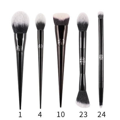 Kat Von D Makeup Brush Set – KVD Foundation, Blush, Highlight, Concealer, Powder & Eyeshadow Brushes Kit