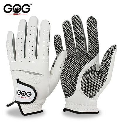 Pack of Men’s Golf Gloves – Soft Breathable Sheepskin with Anti-Slip Grip for Left or Right Hand