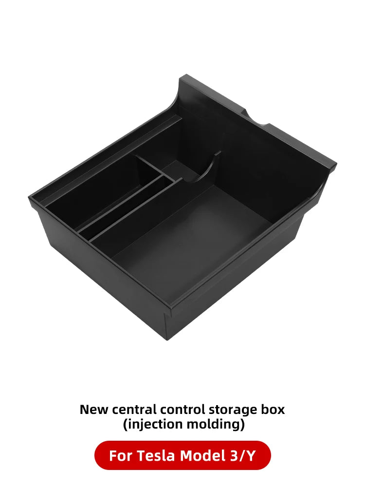 YZ Storage Box for Tesla Model 3 & Model Y – Center Armrest Hidden Box & Cup Holder Organizer, 2023-2022 Car Accessories