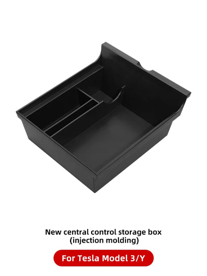YZ Storage Box for Tesla Model 3 & Model Y – Center Armrest Hidden Box & Cup Holder Organizer, 2023-2022 Car Accessories