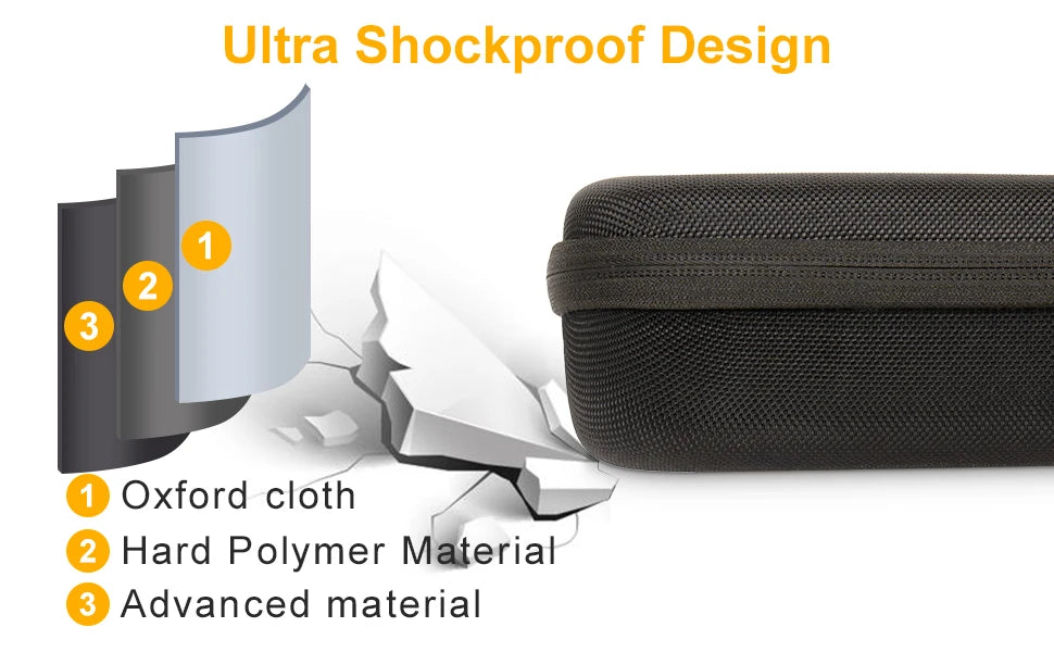 Hard EVA Case for Dyson Airstrait HT01 – Portable Travel Storage Bag for Hair Straightener & Accessories