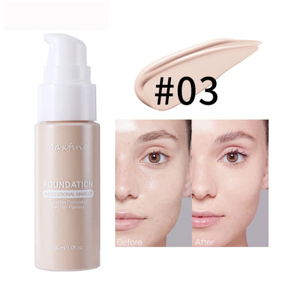 Liquid Foundation Concealer – Waterproof, Sweat-Resistant Professional Makeup Cosmetics