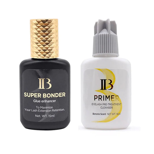 IBeauty Super Bonder Banana Primer — Fast-Dry, Long-Lasting Korean Eyelash Extension Adhesive Booster