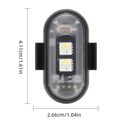 Wireless RGB LED Strobe Lights – Warning & Position Lights for Aircraft, Helicopters, and Motorcycles