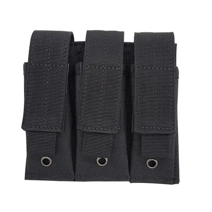 9mm Tactical Magazine Pouch - MOLLE Single & Double Mag Bag, Open-Top Pouch for Glock, M1911, 92F, Torch & Triple Bag