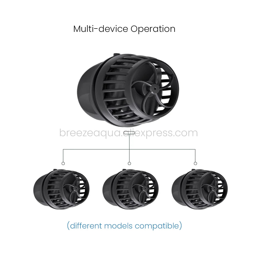Jebao Jecod Smart Bluetooth Wavemaker Pump – Cordless App Control for Freshwater & Saltwater Aquariums (DMP-10/20/30/40)