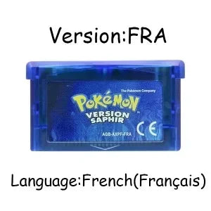 GBA Pokémon 32-Bit Game Cartridges – Emerald, FireRed, LeafGreen, Ruby & Sapphire, Multi-Language