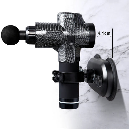 Suction Cup Massage Gun Holder: Hands-Free Fascia Gun Bracket - No Installation Needed, Massager Partner