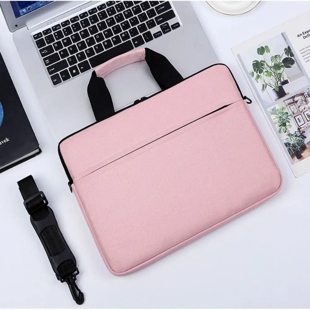 Ultra-Thin Laptop Handbag Sleeve – 13.3, 14, 15.6 Inch Notebook Cover Pouch Shoulder Bag for Lenovo, HP, Dell, Asus, Samsung