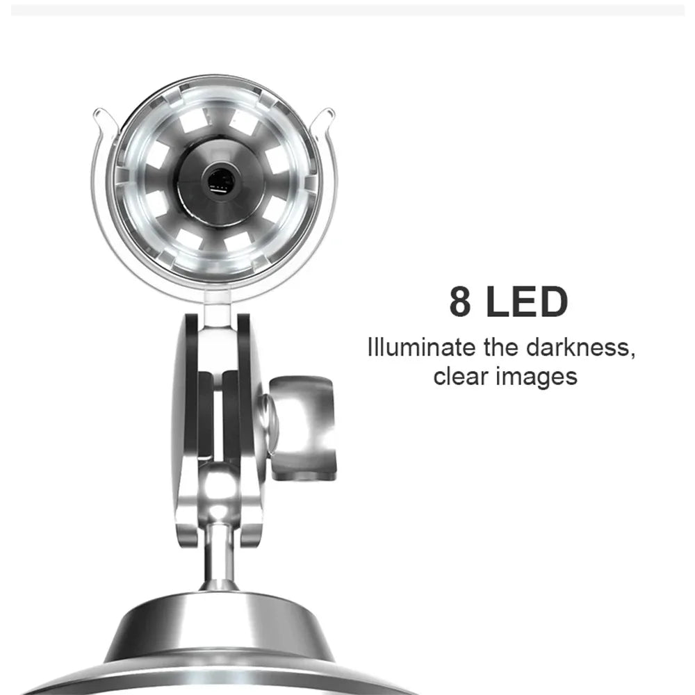 WiFi Digital Microscope - Wireless Electron Dermatoscope for Scalp Detection, Pores Magnifier & Skin Analyzer